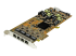 StarTech.com 4 Port Gigabit PoE (Power over Ethernet) Card - Left-angle