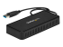 StarTech.com USB 3.0 Mini Dock, Dual Monitor USB-A Docking Station w/ DisplayPort 4K 60Hz Video & Gigabit Ethernet, 1ft (30cm) Cable, Portable USB 3.1 Gen 1 Type-A Laptop Adapter, 4K Dock - Left-angle