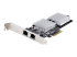 StarTech.com 2-Port 10Gbps PCIe Network Adapter Card, Network Card for PCs/Servers, Full-Height/Low-Profile PCIe Ethernet Card w/Jumbo Frames, NIC/LAN Interface Card - Left-angle