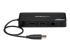 StarTech.com USB 3.0 Mini Dock, Dual Monitor USB-A Docking Station w/ DisplayPort 4K 60Hz Video & Gigabit Ethernet, 1ft (30cm) Cable, Portable USB 3.1 Gen 1 Type-A Laptop Adapter, 4K Dock - Front