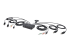 StarTech.com 2-Port Dual-Monitor DisplayPort Cable KVM Switch, 4K 60Hz, Compact KVM with 5ft/1.5m USB-A/DisplayPort/Audio Integrated Cables, Bus Powered - Right-angle