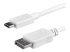 StarTech.com 3ft/1m USB C to DisplayPort 1.2 Cable 4K 60Hz, USB-C to DisplayPort Adapter Cable HBR2, USB Type-C DP Alt Mode to DP Monitor Video Cable, Compatible with Thunderbolt 3, White - Left-angle