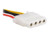 StarTech.com SATA to LP4 Power Cable Adapter with 2 Additional LP4 - Close up