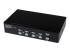 StarTech.com 4 Port High Resolution USB DVI Dual Link KVM Switch with Audio and USB 2.0 Hub (SV431DVIUAHR) - Right-angle