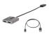 StarTech.com DP to Dual HDMI MST HUB, Dual HDMI 4K 60Hz, DisplayPort Multi Monitor Adapter with 1ft (30cm) Cable, DP 1.4 Multi Stream Transport Hub, DSC | HBR3, DP to 2x HDMI Ports - Left-angle