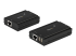StarTech.com 4 Port USB 2.0 Extender Hub over Single CAT5e/CAT6 Ethernet Cable (RJ45), 330ft (100m), USB Extender Adapter, Externally Powered, 480 Mbps, Metal USB Extender Kit - Right-angle