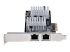 StarTech.com 2-Port 10Gbps PCIe Network Adapter Card, Network Card for PCs/Servers, Full-Height/Low-Profile PCIe Ethernet Card w/Jumbo Frames, NIC/LAN Interface Card - Left side