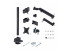 StarTech.com Triple Monitor Desk Mount For Up To Three 27in Screens, VESA 75x75/100x100, Tool-Less Arm Adjustments, C-Clamp/Grommet Mount, Spring-Assisted Arms - Front