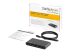 StarTech.com USB C Dock, 4K Dual Monitor HDMI Display, Mini Laptop Docking Station, 100W Power Delivery Passthrough, GbE, 2-Port USB-A Hub, USB Type-C Multiport Adapter,3.3' Cable, Dual 4K - Right-angle