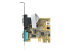 StarTech.com 2-Port PCI Express Serial Card, Dual Port PCIe to RS232 (DB9) Serial Interface Card, 16C1050 UART, Standard or Low Profile Brackets, COM Retention, For Windows & Linux - Top