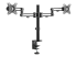 StarTech.com Desk Mount Dual Monitor Arm, Desk Clamp VESA Compatible Monitor Mount for up to 32 inch Displays, Ergonomic Articulating Monitor Arm, Height Adjustable/Tilt/Swivel/Rotating - Left-angle