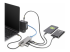 StarTech.com 3-Port USB-C Hub with 2.5 Gigabit Ethernet and 100W Power Delivery Passthrough Laptop Charging, USB-C to 2x USB-A/1x USB-C, USB 3.2 10Gbps Type-C Adapter Hub - Left-angle