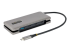 StarTech.com 4-Port USB-C Hub, 1x USB-A and 3x USB-C Ports, USB 3.1 10Gbps, Bus Powered, USB Type C Hub with 9.8in (25cm) Wrap-Around Cable, Portable USB-C to USB-A Hub - Back