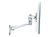 StarTech.com Wall Mount Monitor Arm, Articulating Ergonomic VESA Wall Mount Monitor Arm, 20" (52cm) Long , Single 34" Display up to 30.9lb/14kg, Swivel/Tilt/Rotate, Adjustable Screen Mount - Left side
