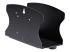StarTech.com PC Wall Mount Bracket, For Desktop Computers Up To 40lb, Toolless Width Adjustment 1.9-7.8in (50-200mm), Heavy-Duty Steel, CPU Tower/Case Shelf/Holder, Includes Mounting Hardware and Spacers (2NS-CPU-WALL-MOUNT) - Right-angle