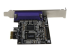 StarTech.com 2 Port PCI Express / PCI-e Parallel Adapter Card - Back